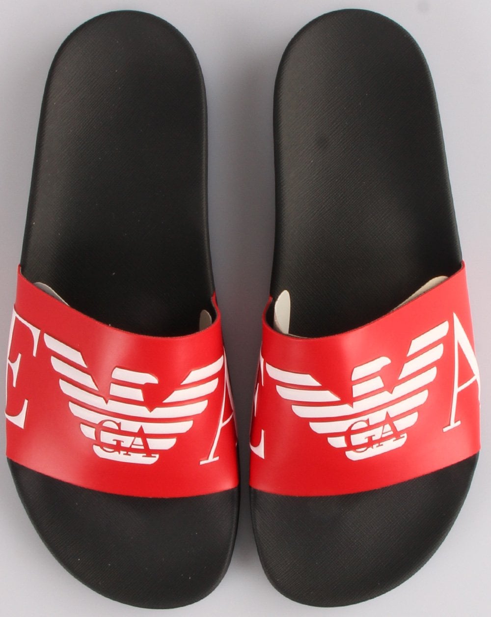 Emporio Armani Slider Marineblau/Rot
