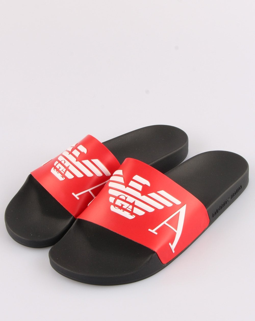 Emporio Armani Slider Marineblau/Rot