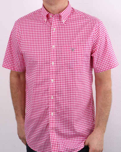 Gant Gingham-Hemd Caberet Pink