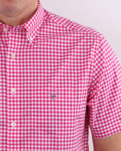 Gant Gingham-Hemd Caberet Pink