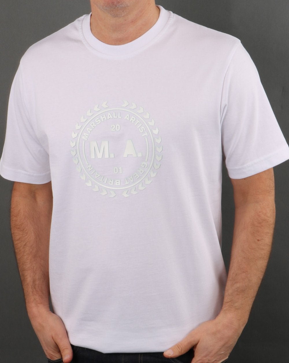 Marshall Artist Hi-Density T-Shirt Weiß