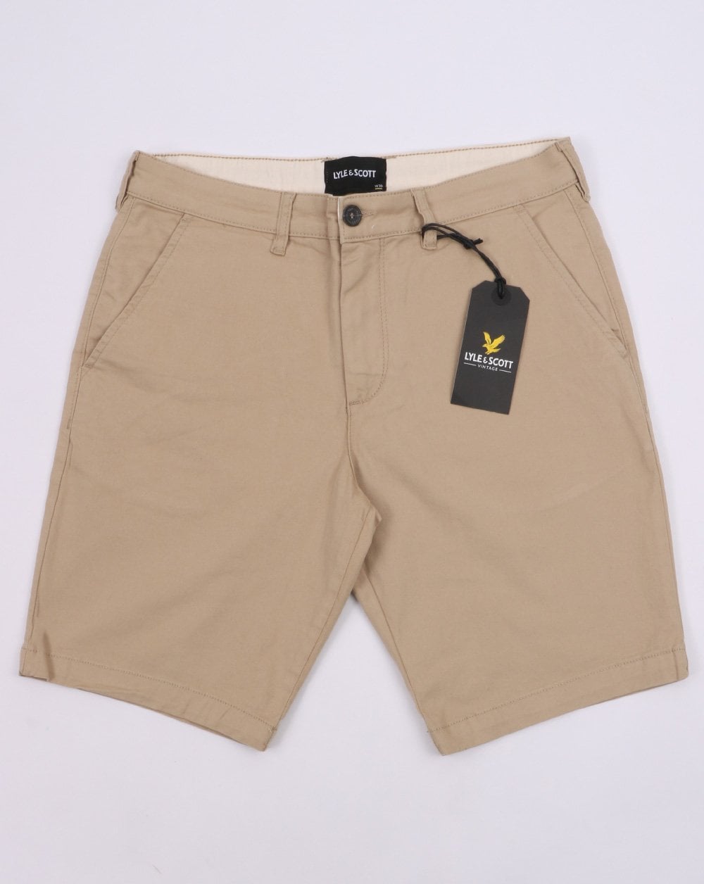 Lyle And Scott Chino Shorts Stone
