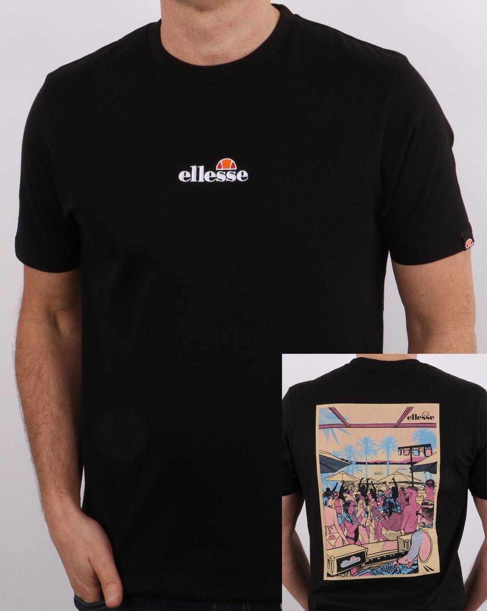 Ellesse – Cucce – T-Shirt in Schwarz
