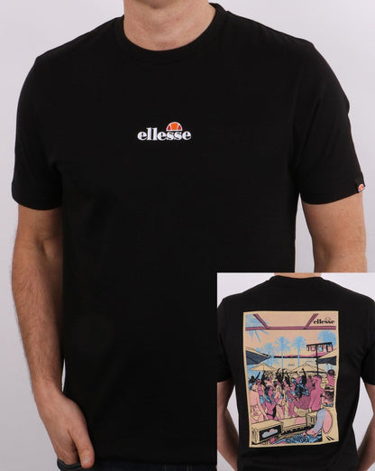 Ellesse – Cucce – T-Shirt in Schwarz