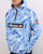 Ellesse Quarter Zip Jacket Tie Dye Blue