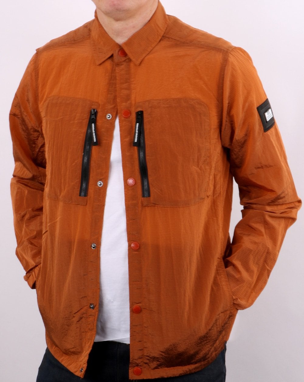 Weekend Offender Nicky Eyes Jacket Burnt Orange