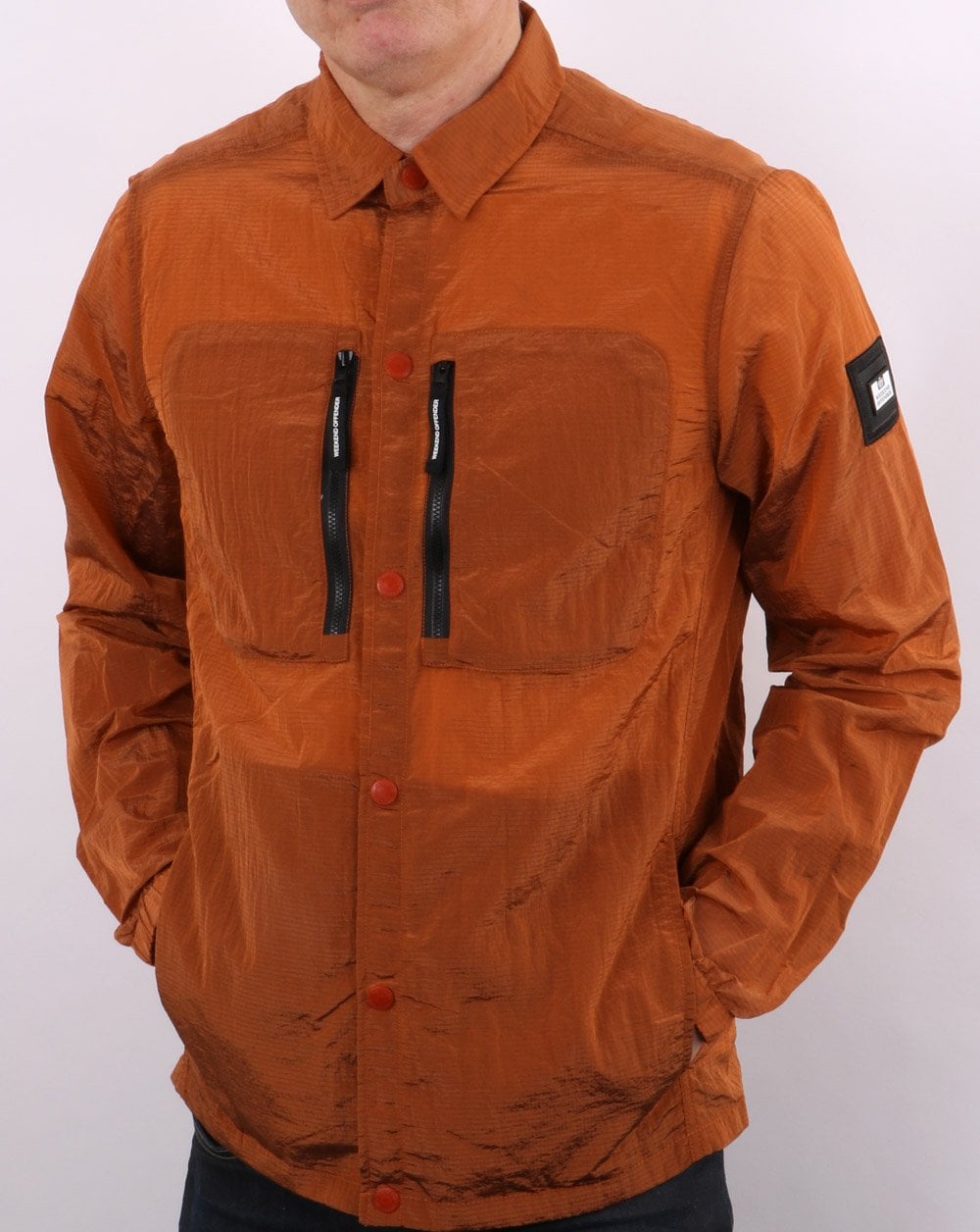 Weekend Offender Nicky Eyes Jacke Burnt Orange