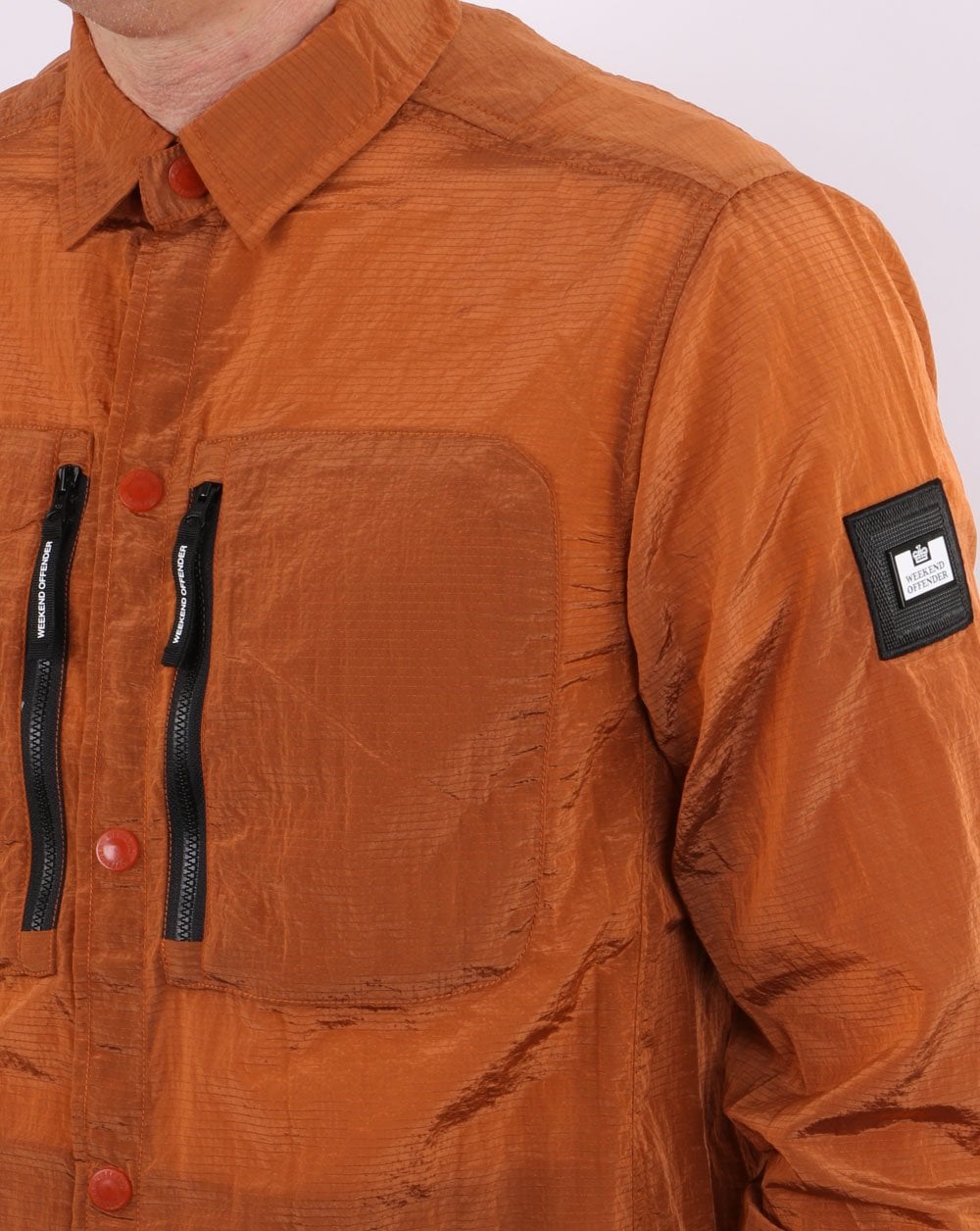 Weekend Offender Nicky Eyes Jacket Burnt Orange