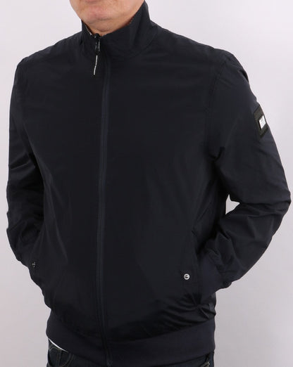 Weekend Offender Wendejacke mit Karomuster, Marineblau