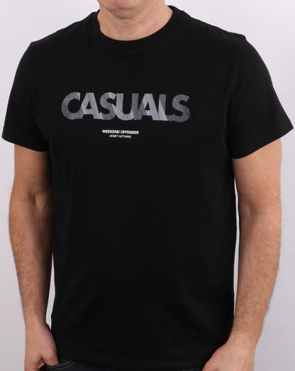 Weekend Offender Casuals T-Shirt Schwarz