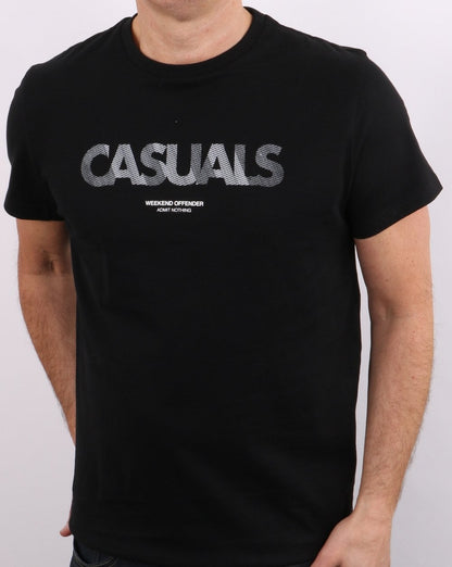 Weekend Offender Casuals T-Shirt Schwarz