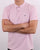 Weekend Offender Dove Polo Shirt Soft Pink