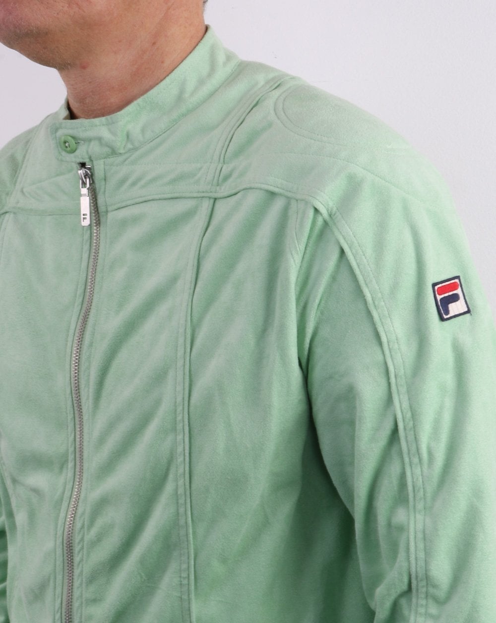 Fila Vintage – Terrinda Mk3 – Trainingsjacke in Limettengrün