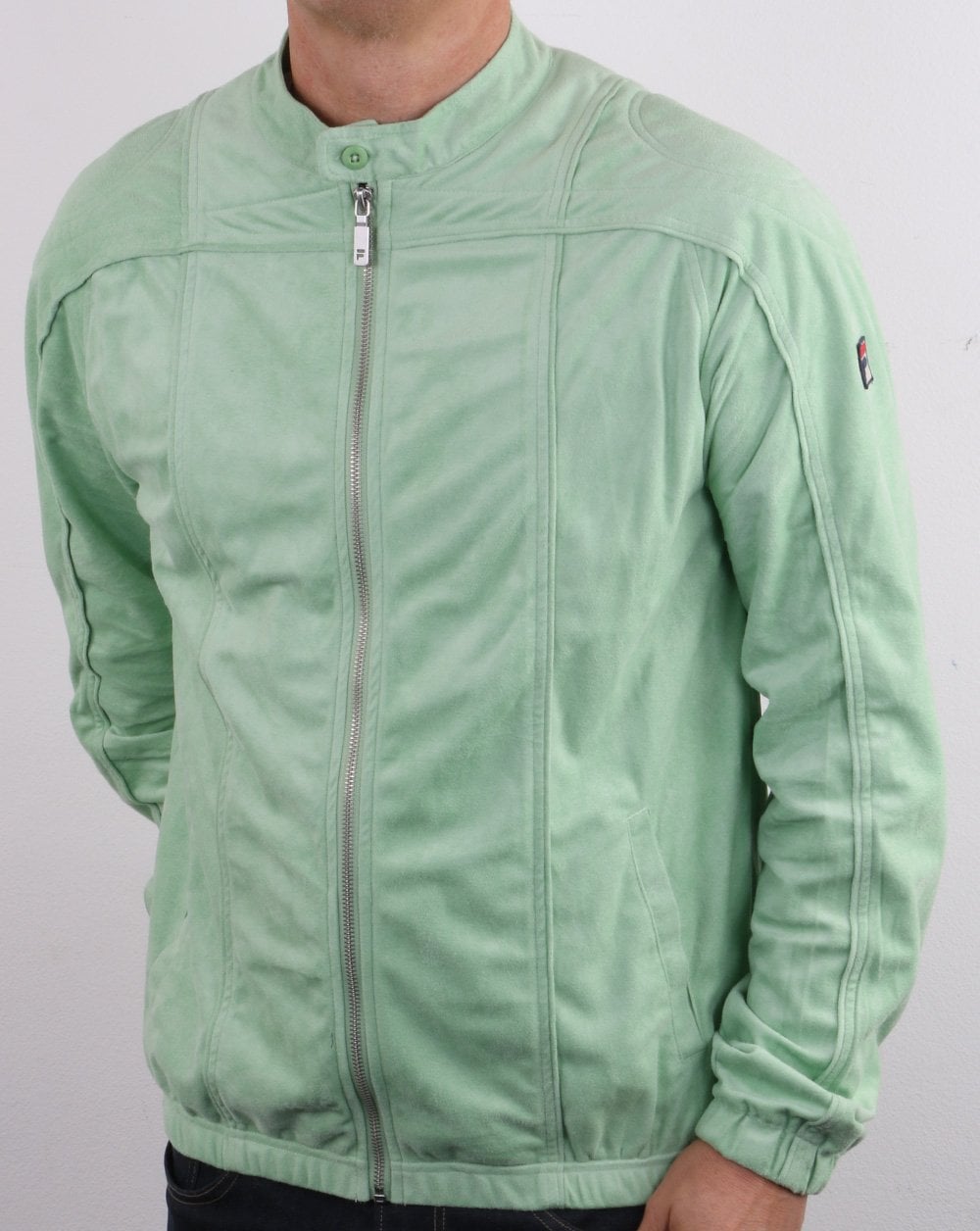 Fila Vintage – Terrinda Mk3 – Trainingsjacke in Limettengrün