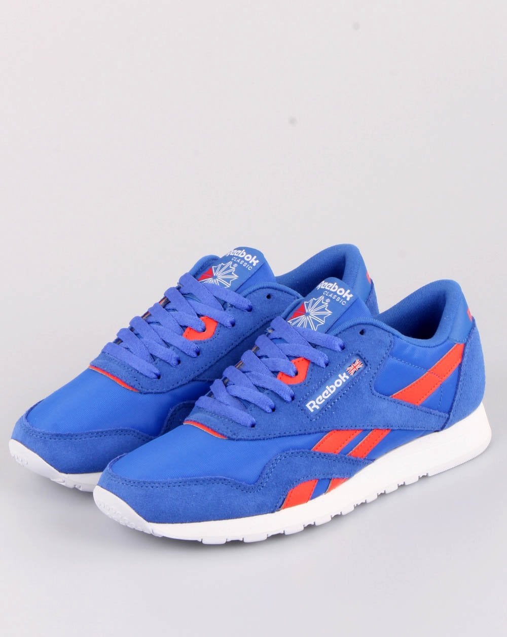 Reebok Classic Nylon Sneakers Kräftiges Blau/Dynamisches Rot