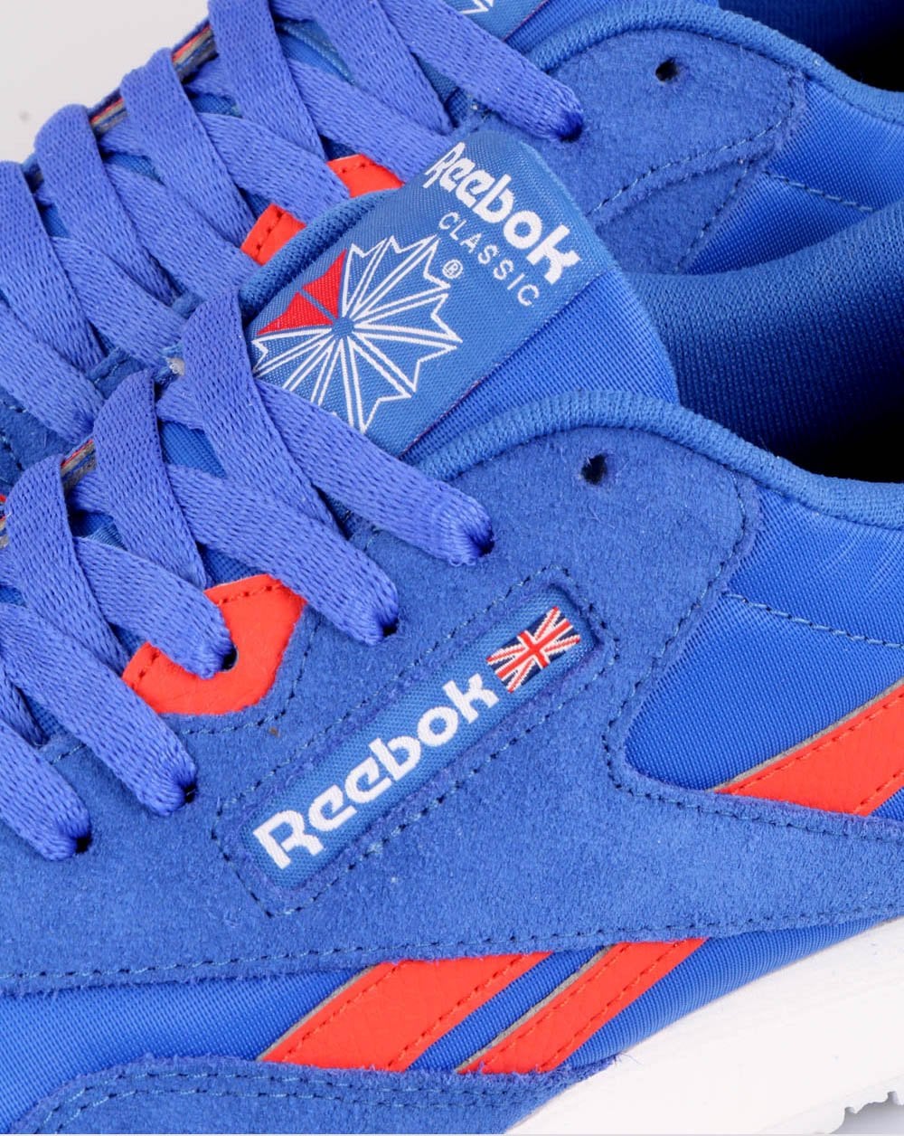 Reebok Classic Nylon Sneakers Kräftiges Blau/Dynamisches Rot