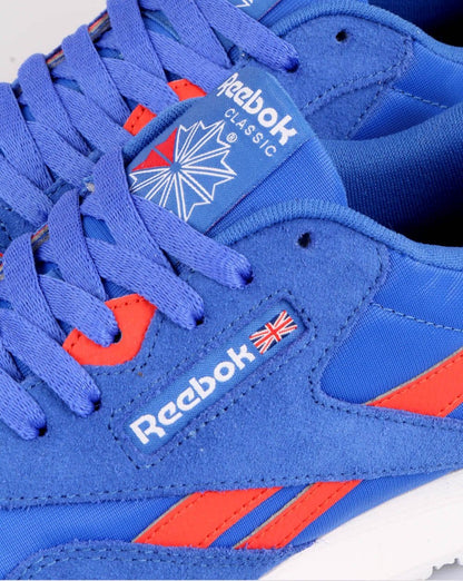 Reebok Classic Nylon Sneakers Kräftiges Blau/Dynamisches Rot