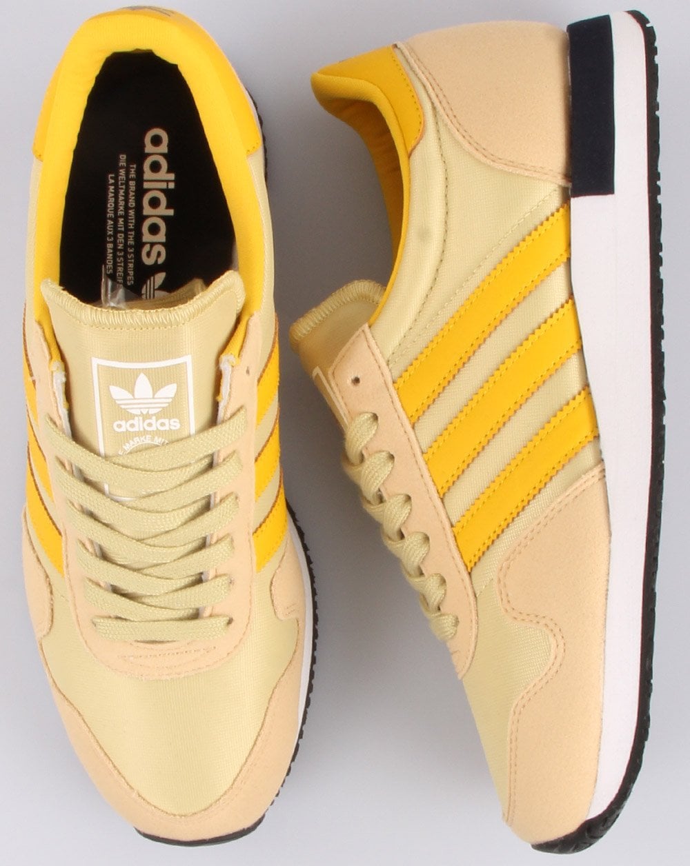 Adidas Usa 84 Trainers Hazy Beige/Hazy Yellow