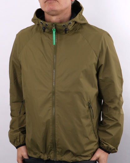 Benetton Rain Defender Jacke Khakigrün