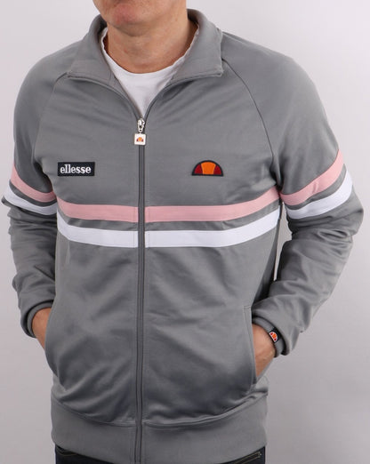 Ellesse Rimini Trainingsjacke Grau/Pink