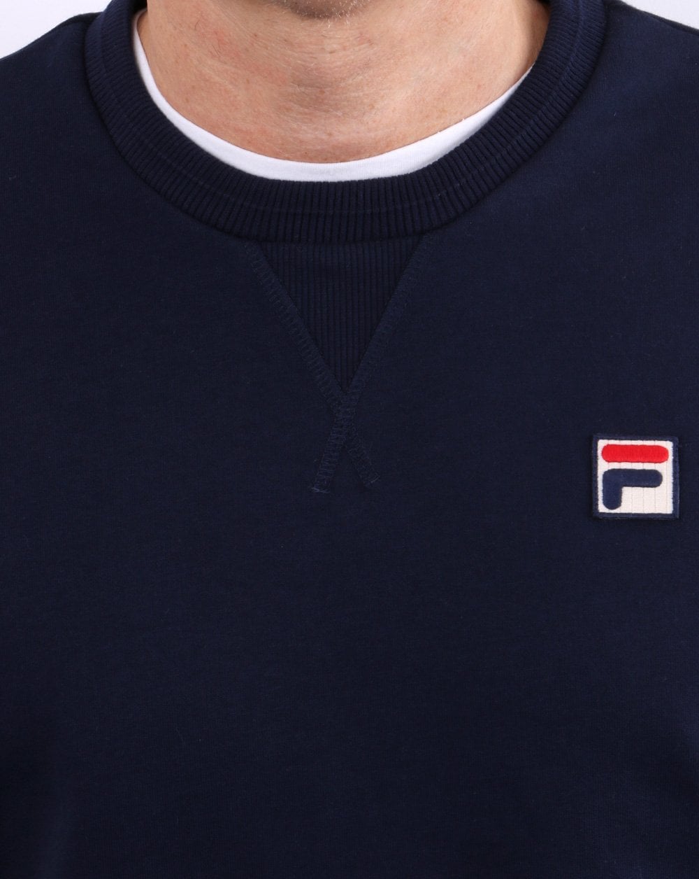 Fila Vintage Crew Sweatshirt Navy