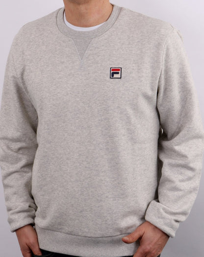 Fila Vintage Crew Sweatshirt Hellgrau meliert