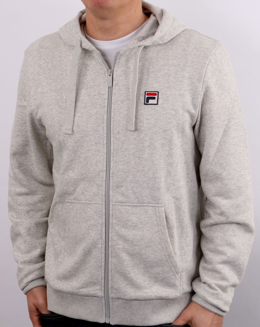 Fila Vintage Hoody Light Grey Marl