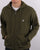 Benetton Full Zip Hoodie Khaki