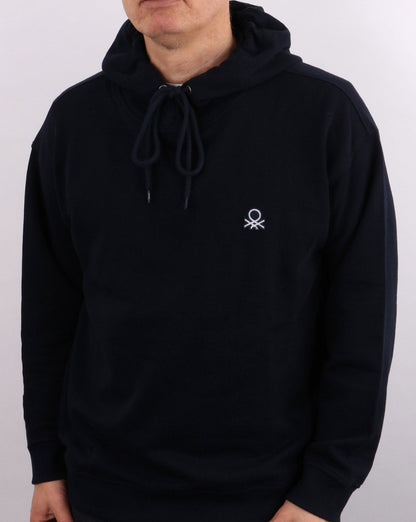 Benetton Hoodie Marineblau