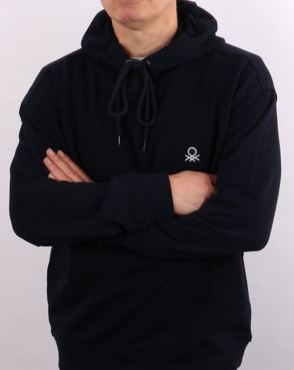 Benetton Hoodie Marineblau