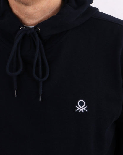 Benetton Hoodie Marineblau