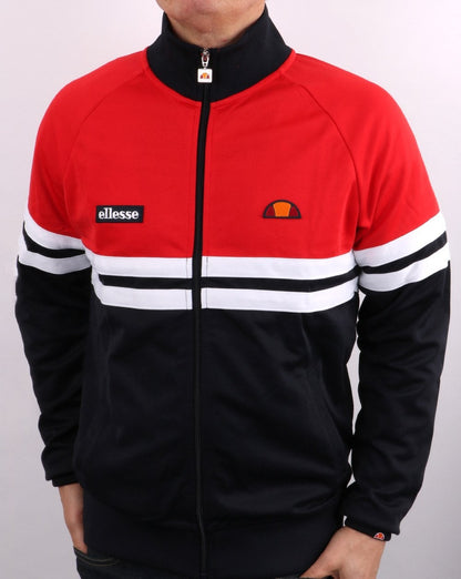 Ellesse Rimini Trainingsjacke Marineblau/Rot