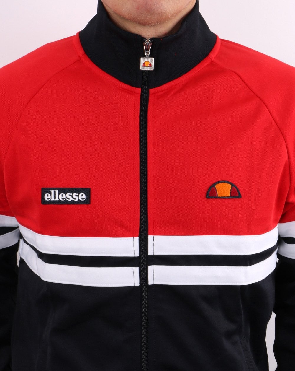 Ellesse Rimini Trainingsjacke Marineblau/Rot