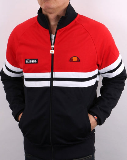 Ellesse Rimini Trainingsjacke Marineblau/Rot
