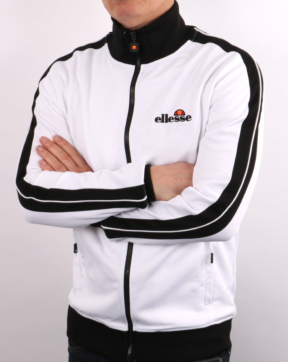 Ellesse – Giandoso – Trainingsjacke in Weiß