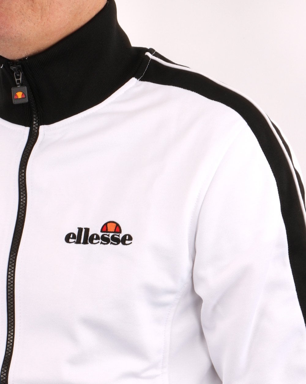 Ellesse – Giandoso – Trainingsjacke in Weiß