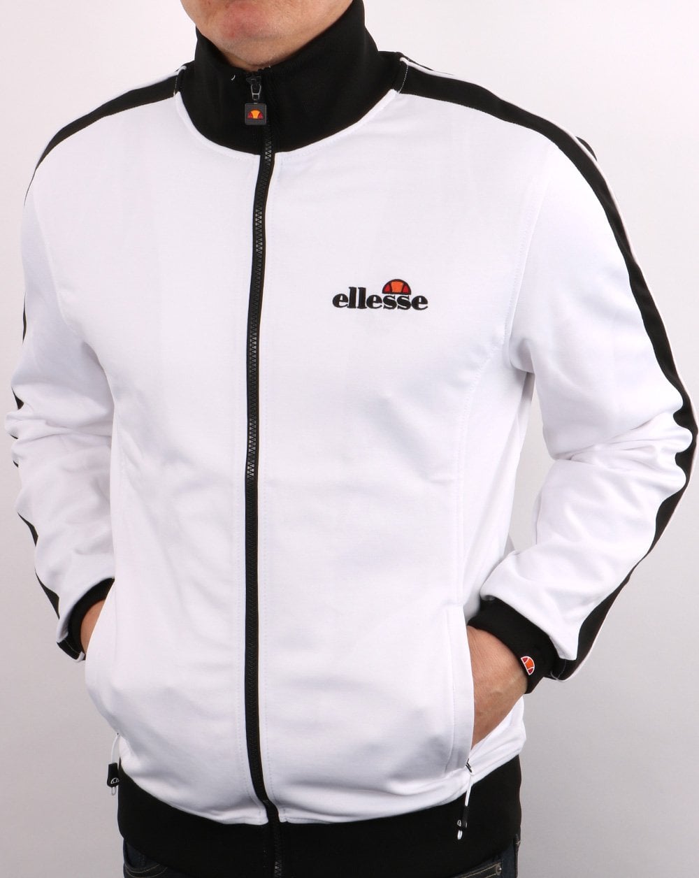 Ellesse – Giandoso – Trainingsjacke in Weiß