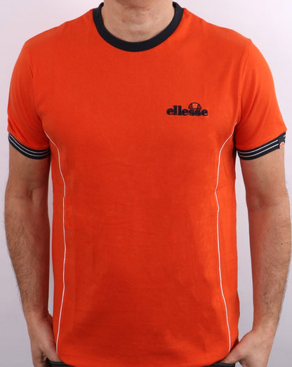 Ellesse Terrakotta-T-Shirt Dunkelorange