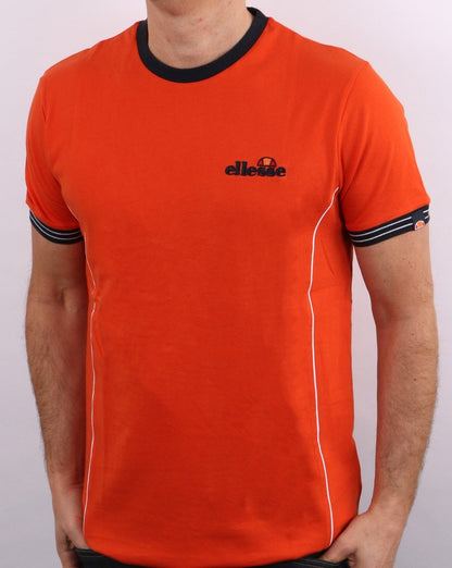 Ellesse Terrakotta-T-Shirt Dunkelorange