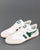 Gola Canvas Suede Trainer Off White/Green