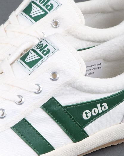 Gola Canvas Wildleder Sneaker Off White/Grün