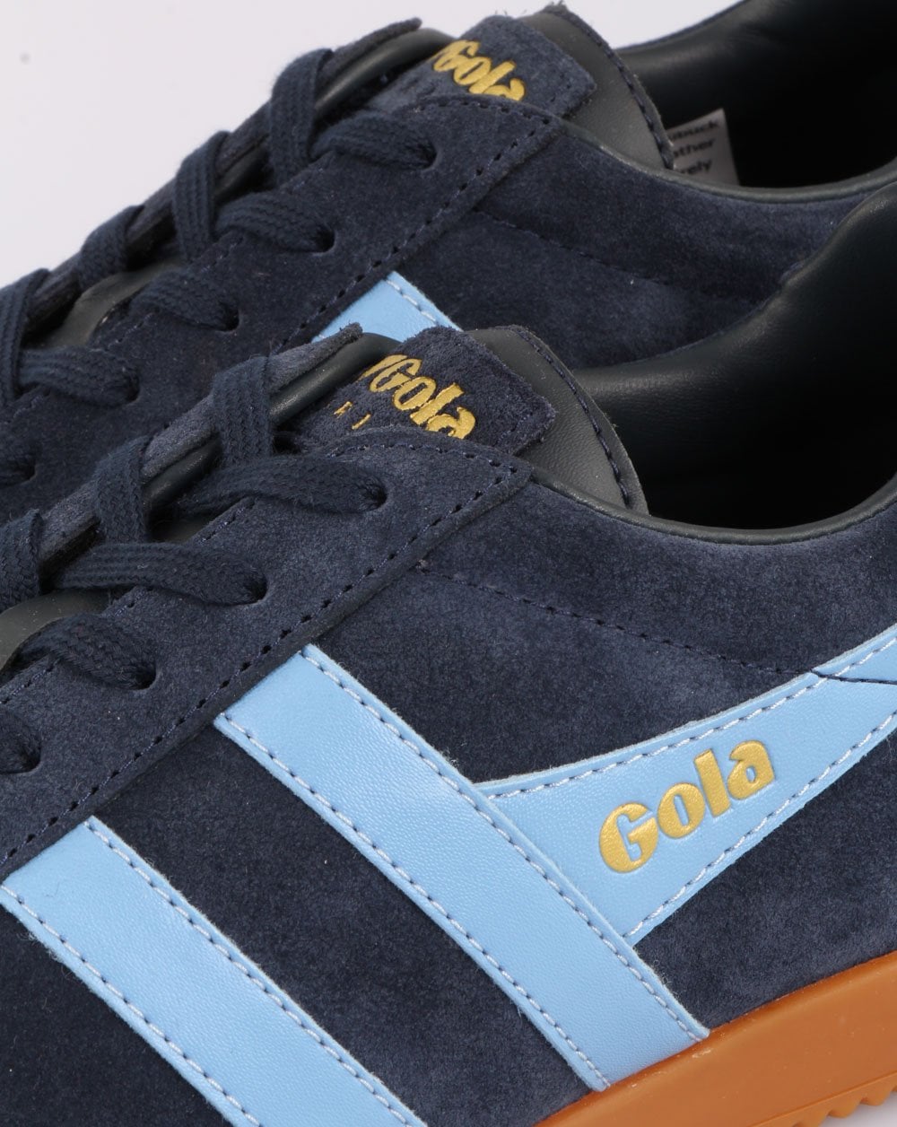 Gola Harrier Wildleder-Sneaker Marineblau/Himmelblau