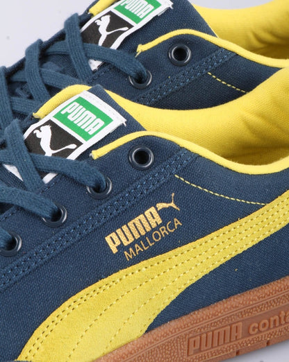 Puma Mallorca Trainer Marineblau/Fluogelb