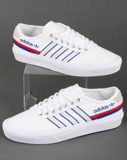 Adidas Delpala Sneakers Weiß/Scharlachrot/Königsblau