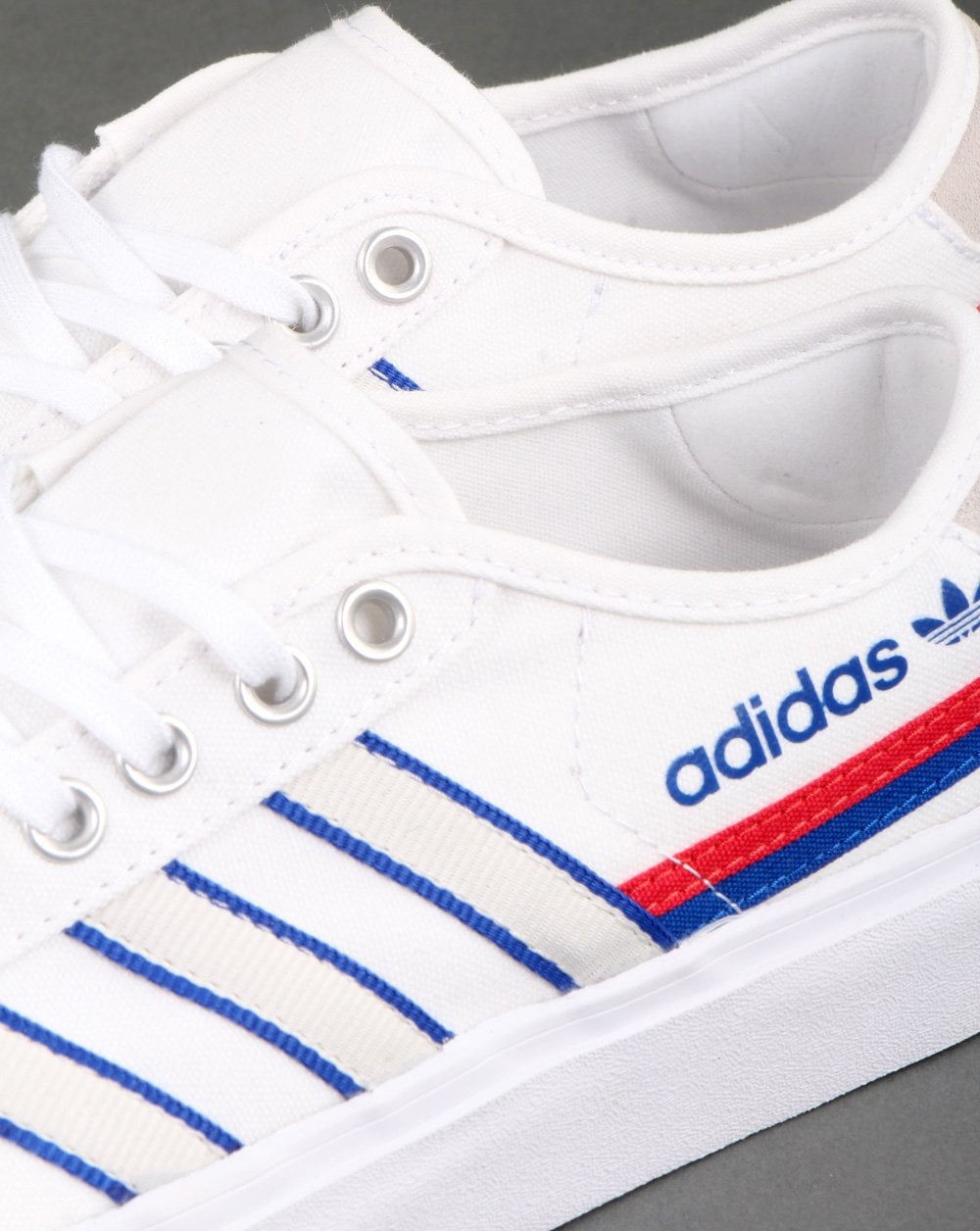 Adidas Delpala Sneakers Weiß/Scharlachrot/Königsblau