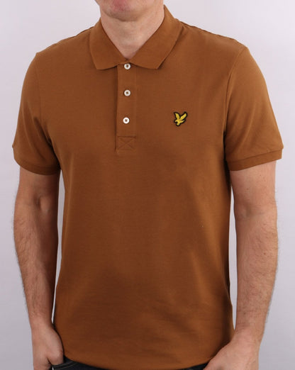 Lyle And Scott – Poloshirt in Toffee