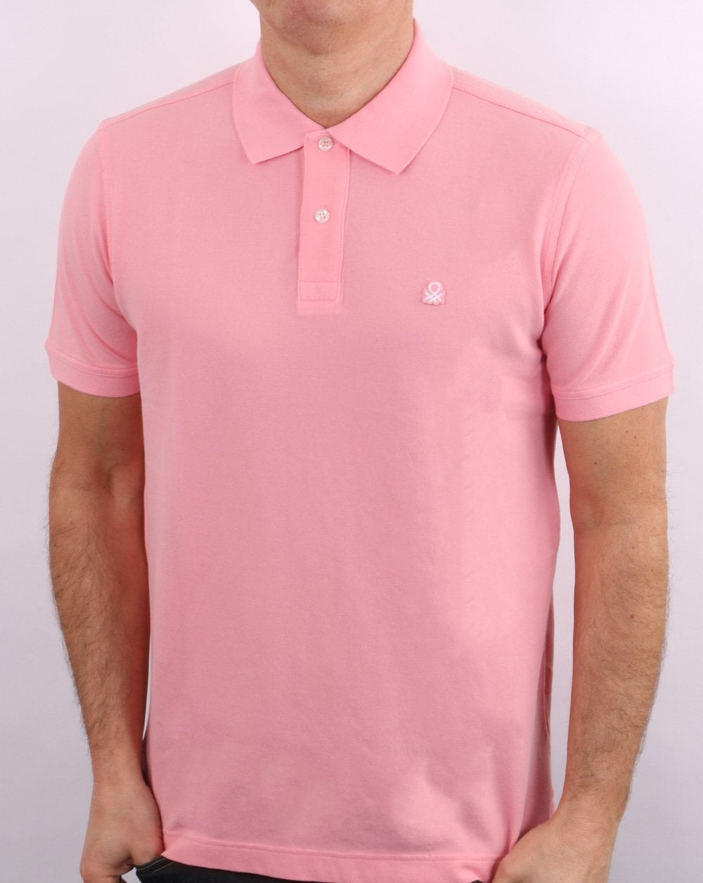 Benetton Poloshirt Rosa