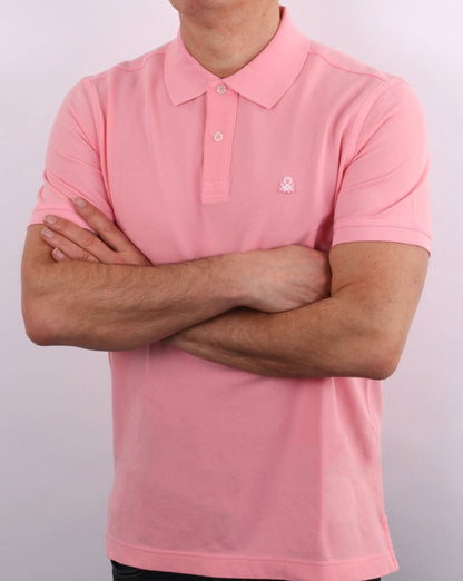 Benetton Poloshirt Rosa