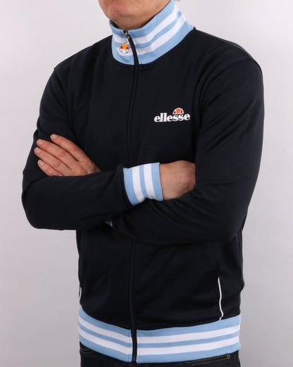 Ellesse – Milano Trainingsjacke, Marineblau/Himmelblau