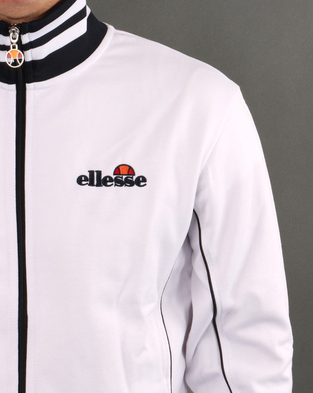 Ellesse – Milano Trainingsjacke in Weiß